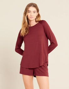  Ruby Goodnight Women's Bamboo Raglan Sleep Top Boody