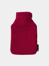 Ruby Red Luxurious 2 Litre Waffle Hot Water Bottle CosyPanda