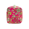 Fuchsia Freesia Cotton Wash Bag inara