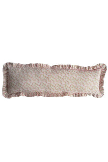  Ruffle Bolster Lumbar Cushion Made With Liberty Fabric PAYSANNE BLOSSOM Coco & Wolf