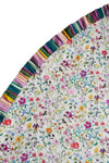 Ruffle Edge Round Tablecloth Made With Liberty Fabric LINEN GARDEN & ARCHIVE SWATCH Coco & Wolf