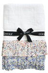 Ruffle Edge Towel Made With Liberty Fabric DONNA LEIGH & WILTSHIRE BUD Coco & Wolf