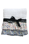 Ruffle Edge Towel Made With Liberty Fabric DONNA LEIGH & WILTSHIRE BUD Coco & Wolf