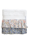 Ruffle Edge Towel Made With Liberty Fabric DONNA LEIGH & WILTSHIRE BUD Coco & Wolf