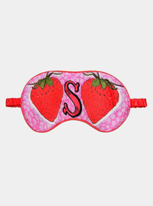  S for Strawberries Silk Eye Mask Jessica Russell Flint