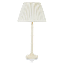  SMALL BAMBOO LACQUERED LAMP in CREAM ROSANNA LONSDALE