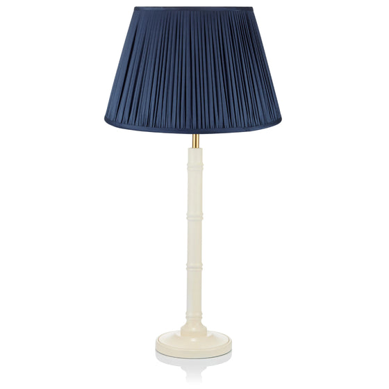 SMALL BAMBOO LACQUERED LAMP in CREAM ROSANNA LONSDALE