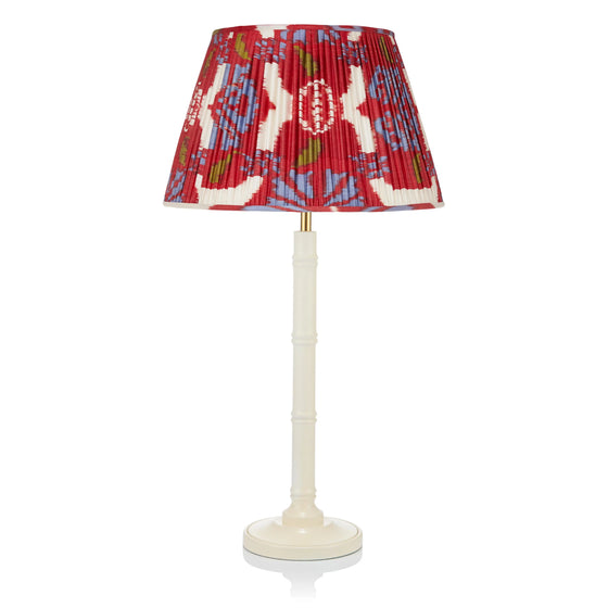 SMALL BAMBOO LACQUERED LAMP in CREAM ROSANNA LONSDALE