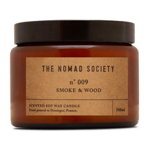  SMOKE & WOOD Scented Soy Candle - 500ml Nomad Society