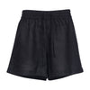 Black Heavy Linen Shorts Perfect Days - Myza