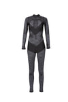 STRECH NET JUMPSUIT - BANDS DECORATIVE numbatsport