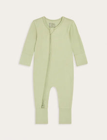  Sage Baby Long Sleeve Bamboo Romper Boody