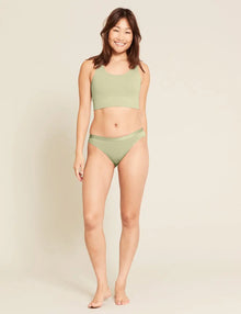  Sage Ribbed Seamless Bra Boody