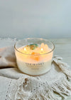 Sage Sea Salt Luxury 2-Wick Crystal Soy Wax Candle 280g NESS & ME