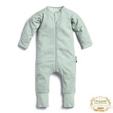  ErgoPouch - Organic Layers Long Sleeve Babygrow - Sage - 0.2 TOG