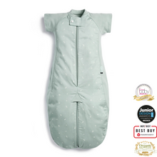  ErgoPouch - Organic All Year Short Sleeved 2 in 1 Sleeping Suit Bag - Sage - 1.0 TOG