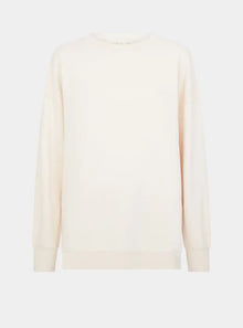  Salix Blossom-Embroidered Ethical-Cotton Sweatshirt - Shoreline Peach Peachaus