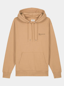  Sand Mens Organic Cotton Relaxed-Fit Hoodie hewn.