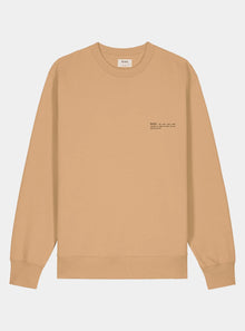  Sand Mens Organic Cotton Relaxed-Fit Sweatshirt hewn.