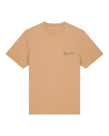  Mens Organic Cotton Relaxed-Fit T-Shirt in Sand