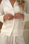 Satin Bridal Long Pyjamas Wear the World