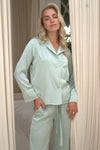 Satin Bridal Long Pyjamas Wear the World