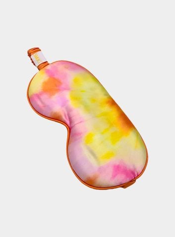 Orange Tye Dye Satin Sleep Mask