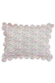  Scallop Edge Pillowcase Made With Liberty Fabric BETSY CANDY FLOSS Coco & Wolf