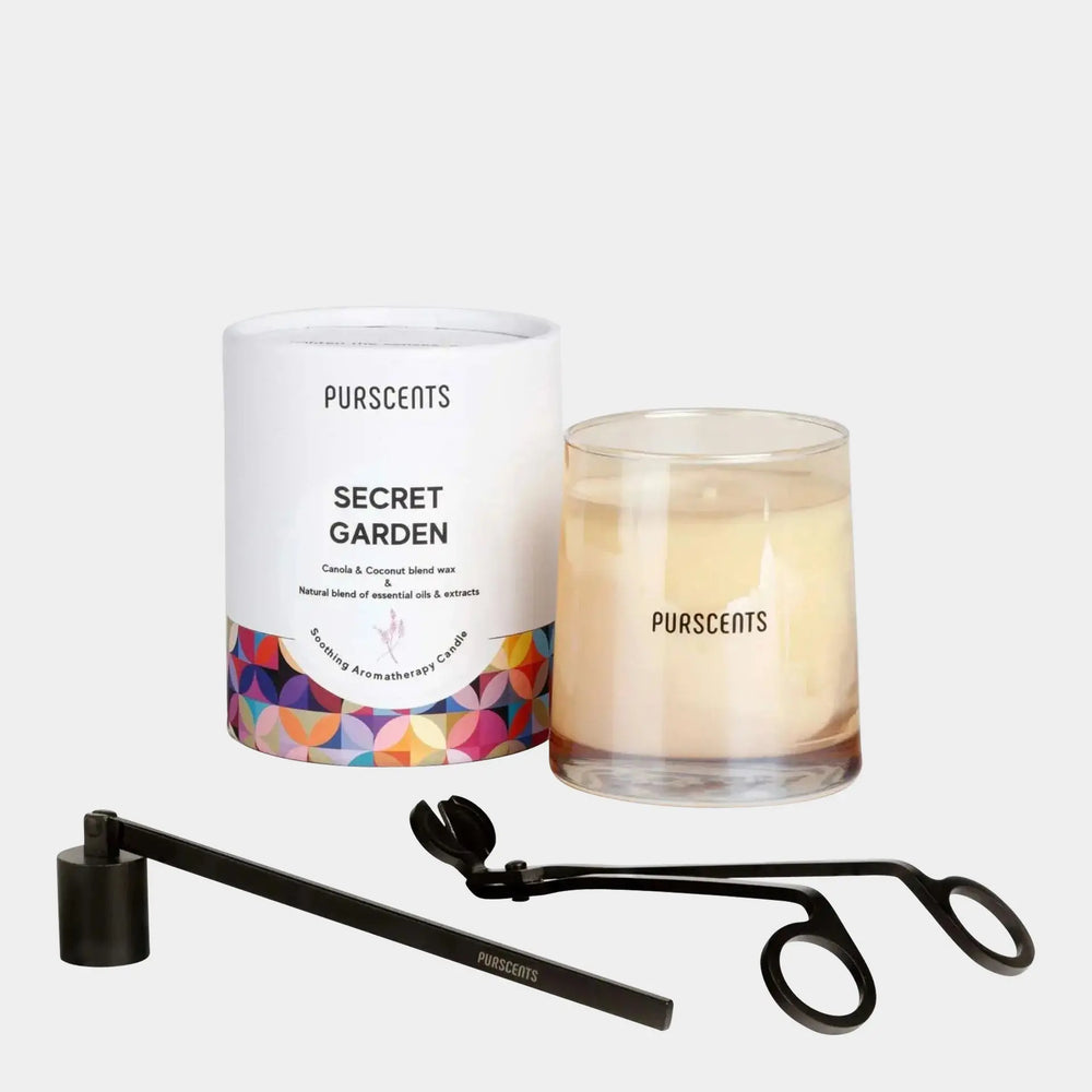 Scented Candle & Care Kit Set Purscents