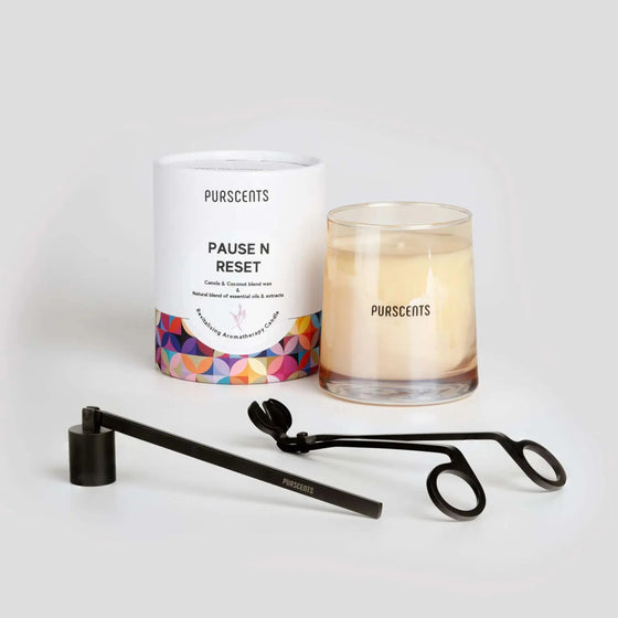 Scented Candle & Care Kit Set Purscents