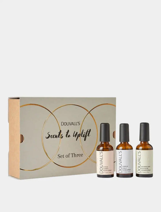 Scents to Uplift Gift Set | Set of Three Home Scents to Revitalise and Refresh Douvalls Beauty