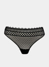 Sci-Fi Lace Black Thong NOKAYA