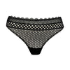 Sci-Fi Lace Black Thong NOKAYA