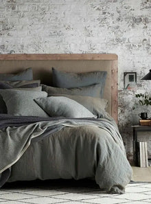  Sea Green 100% Linen Bed Linen The Secret Linen Store