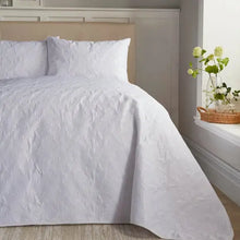  Serene Butterfly Garden White Bedspread Dunelm