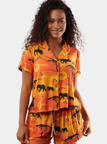  Serengeti Pyjama Short Set Cosy Collective