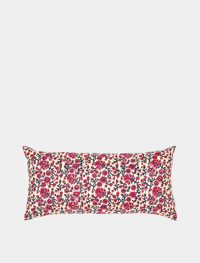 Shanaya Silk Reversible Bolster Cushion Daughters of Gaea