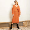 Sienna Cable Co-Ord Cardigan - Apricot Cara & The Sky