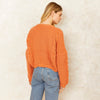 Sienna Cable Co-Ord Cardigan - Apricot Cara & The Sky