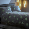 Silentnight Glow In The Dark Duvet Set - Grey Silentnight