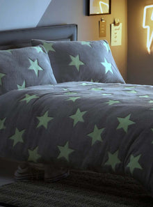  Silentnight Glow In The Dark Duvet Set - Grey