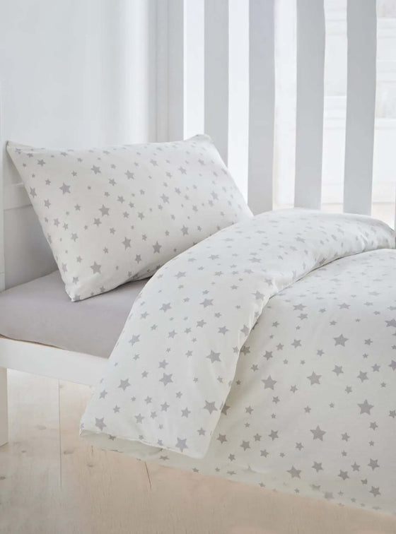 Silentnight Safe Nights Duvet Set - Grey Star