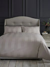 Silentnight Wide Sateen Stripe Duvet Set - Champagne