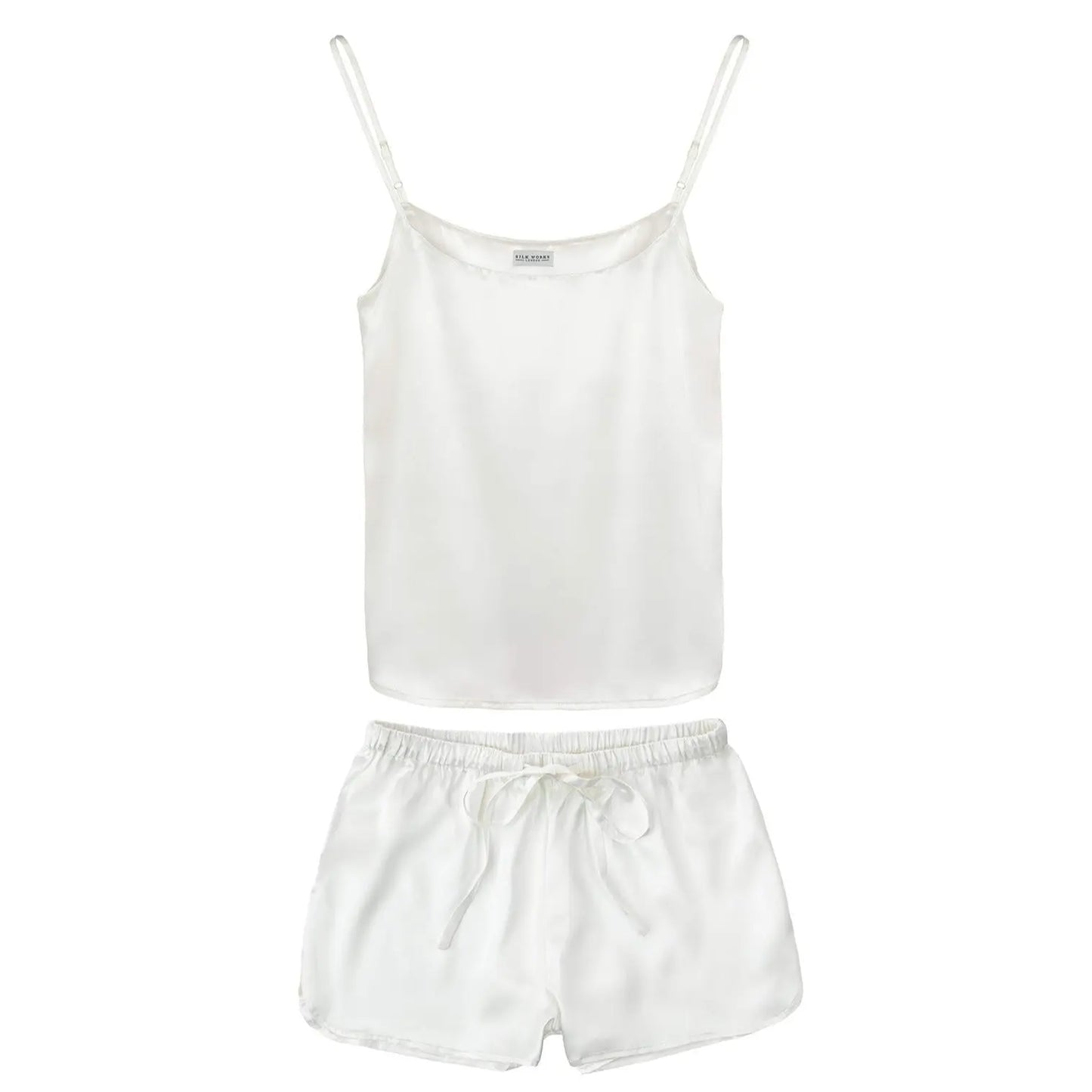 Silk Cami & Shorts Pyjama Set - Various Colours Silk Works London