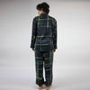 Silk Dreamscape Black Check Pants NOKAYA