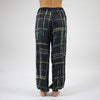 Silk Dreamscape Black Check Pants NOKAYA