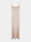 Silk Dreamscape Long Slip Transcendent Pink Dress NOKAYA