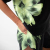 Silk Dreamscape T-Shirt Black Flowers NOKAYA