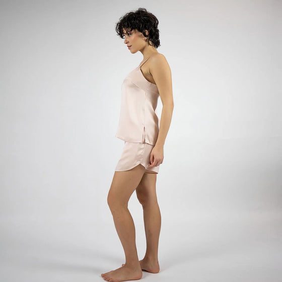 Silk Dreamscape Transcendent Pink Camisole NOKAYA