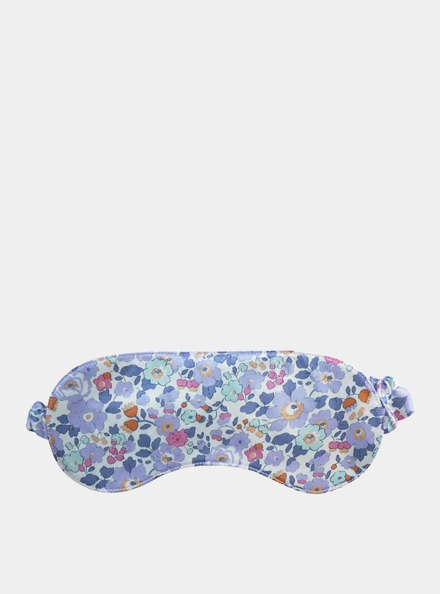 Silk Eye Mask Made With Liberty Fabric BETSY LAVENDER BLUE Coco & Wolf